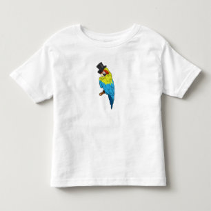 T-shirt Pour Les Tous Petits Perroquet avec cylindre
