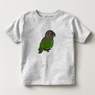 T-shirt Pour Les Tous Petits perroquet Brun-dirigé