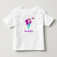 Personalisé Mermaid Princess Purple Personnalisé