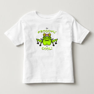 T-shirt Pour Les Tous Petits Personnage de dessin animé de grenouille drôle et 