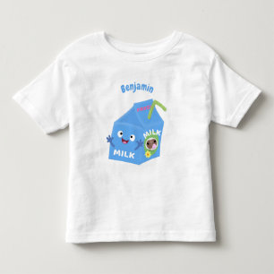 T-shirt Pour Les Tous Petits Personnage de dessin animé mignon de carton de lai
