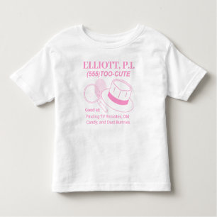 T-shirt Pour Les Tous Petits Personnalisable Cute Baby P.I.