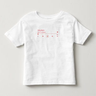 T-shirt Pour Les Tous Petits Personnalisable votre musique préférée