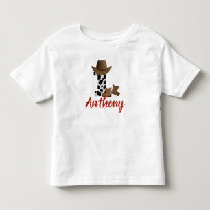 T-shirt Pour Les Tous Petits Personnalisé 1er anniversaire Cowboy