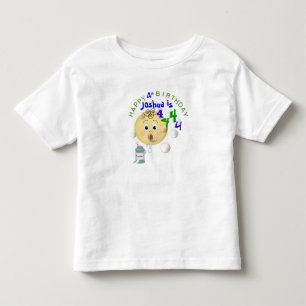 T-shirt Pour Les Tous Petits PERSONNALISER de mignonnes bulles Joyeux anniversa