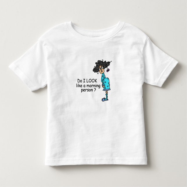 T-shirt Pour Les Tous Petits Personne Du Matin (Devant)