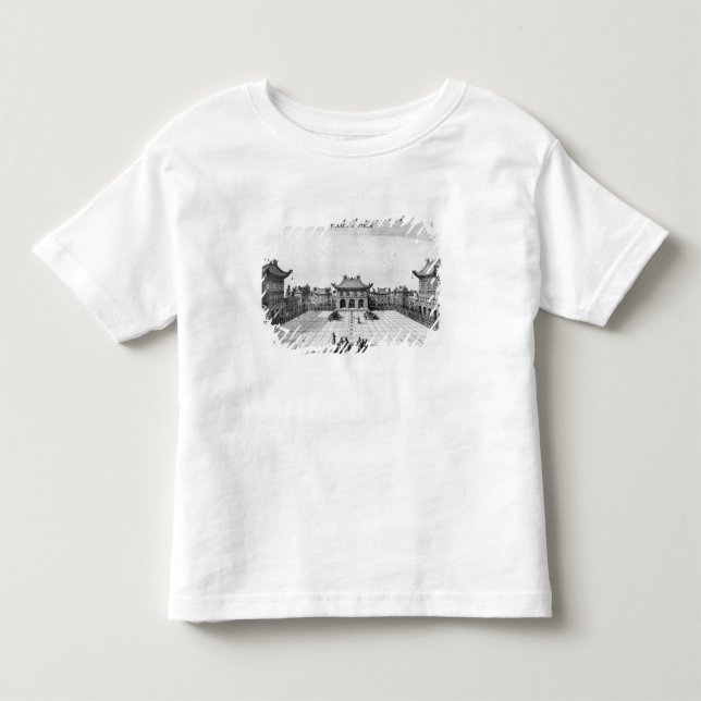T-shirt Pour Les Tous Petits Perspective de la cour intérieure (Devant)