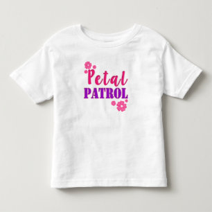 T-shirt Pour Les Tous Petits Pétale Patrol Flower chemise pour la petite fille