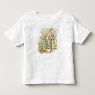 T-shirt Pour Les Tous Petits Peter Rabbit Manger des carottes