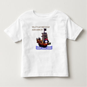 T-shirt Pour Les Tous Petits Petit anniversaire de pirate