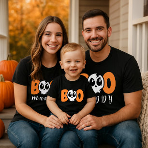 T-shirt Pour Les Tous Petits Petit Boo Cute Skull Halloween