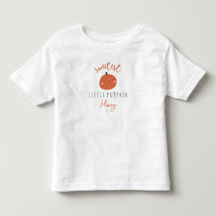 T-shirt Pour Les Tous Petits petit citrouille doux Nom personnalisé