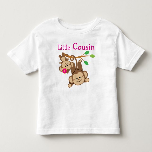 T-shirt Pour Les Tous Petits Petit Cousin, Petite Cousin (Devant)