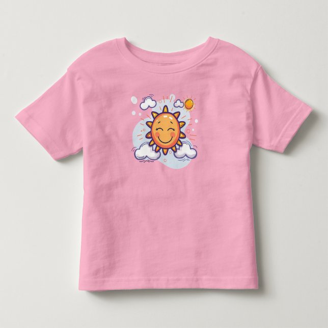T-shirt Pour Les Tous Petits ☀️ Petit Coussin Bébé Sunshine (Devant)