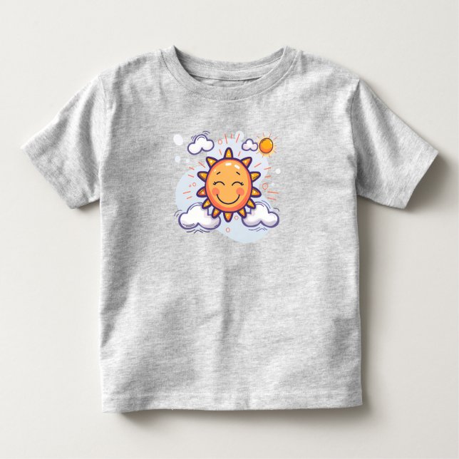T-shirt Pour Les Tous Petits ☀️ Petit Coussin Bébé Sunshine (Devant)