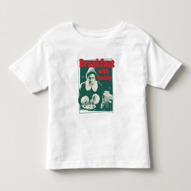 T-shirt Pour Les Tous Petits Petit déjeuner avec Buddy (Devant)