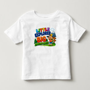 T-shirt Pour Les Tous Petits 🏕️ Petit Explorateur Grandes Aventures Enfants Ca