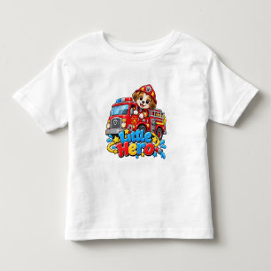 T-shirt Pour Les Tous Petits Petit héros pompier (garçon)