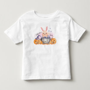 T-shirt Pour Les Tous Petits Petit lapin de Boo dans le Cauldron d'Halloween