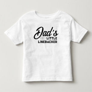 T-shirt Pour Les Tous Petits Petit Linebacker de Papa Football Américain Garçon