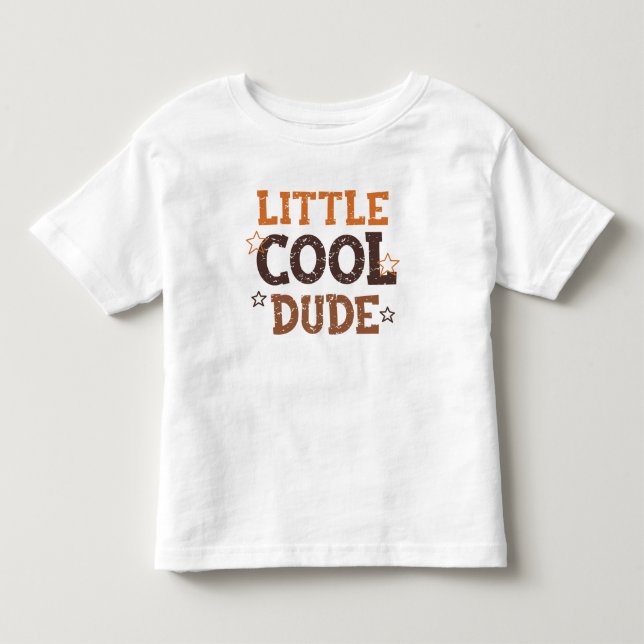 T-shirt Pour Les Tous Petits Petit mec cool (Devant)