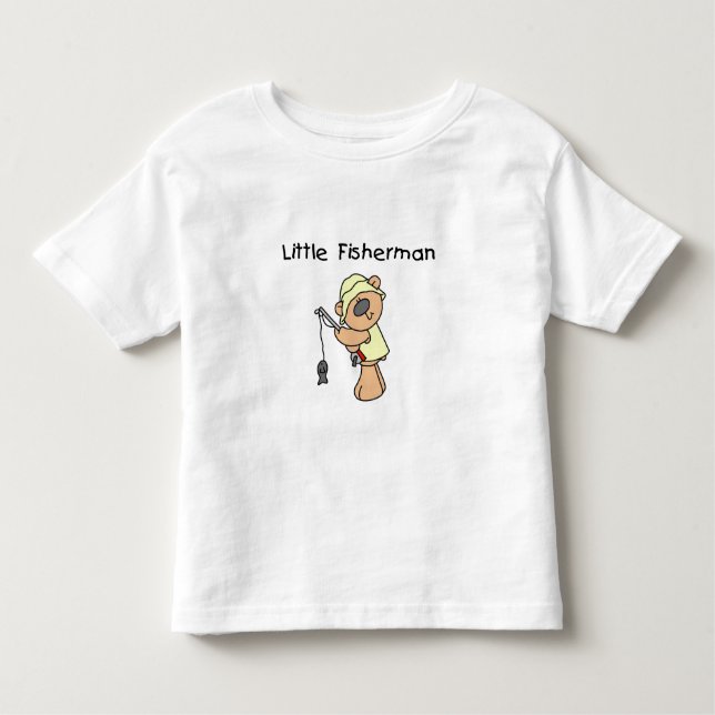 T-shirt Pour Les Tous Petits Petit pêcheur d'ours (Devant)