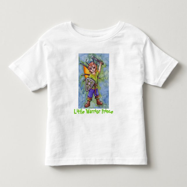 T-shirt Pour Les Tous Petits Petit Prince guerrier (Devant)