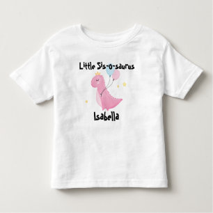 T-shirt Pour Les Tous Petits Petit Sis-o-saurus
