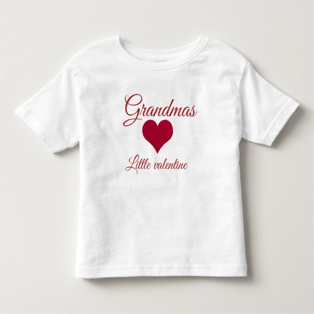 T-shirt Pour Les Tous Petits Petit valentin de coeur rouge (Devant)