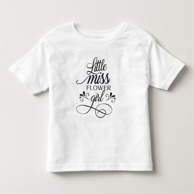 T-shirt Pour Les Tous Petits Petite chemise mignonne de Mlle demoiselle de (Devant)