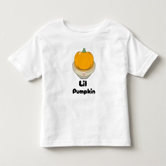 T-shirt Pour Les Tous Petits Petite Citrouille (Devant)