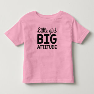 T-shirt Pour Les Tous Petits Petite Fille Grande Attitude