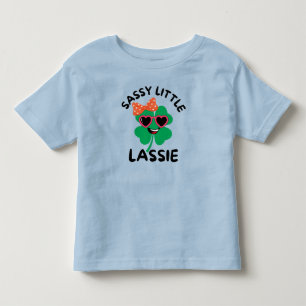T-shirt Pour Les Tous Petits Petite fille impertinente : Saint-Patrick Enfants 