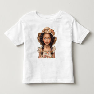 T-shirt Pour Les Tous Petits Petite fille noire