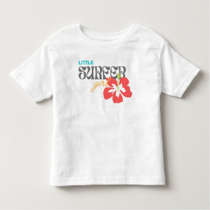 T-shirt Pour Les Tous Petits Petite fille surfeur - Chemise bébé