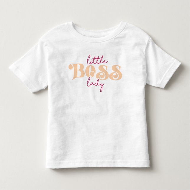 T-shirt Pour Les Tous Petits Petite Patronne (Devant)