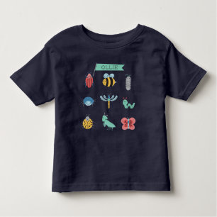 T-shirt Pour Les Tous Petits Petites chenilles - personnalisées