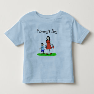 T-shirt Pour Les Tous Petits Petits garçons de maman Caractères de famille Chem