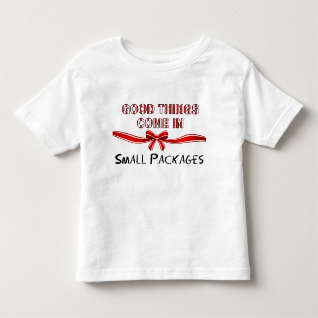 T-shirt Pour Les Tous Petits Petits paquets T-shirt fille de Noël (Devant)