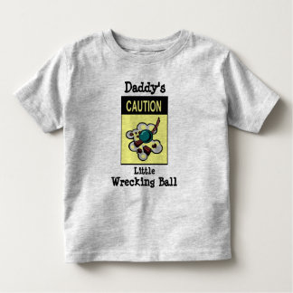 T-shirt Pour Les Tous Petits Peu de boule de destruction du papa