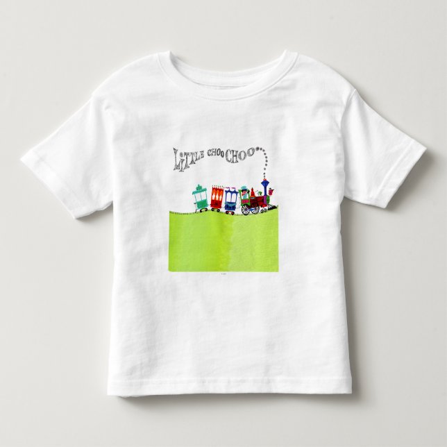 T-shirt Pour Les Tous Petits Peu de Choo Choo (Devant)