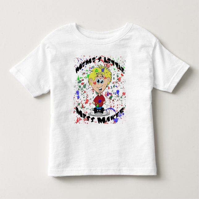 T-shirt Pour Les Tous Petits Peu de fabricant du désordre de Mimi (Devant)