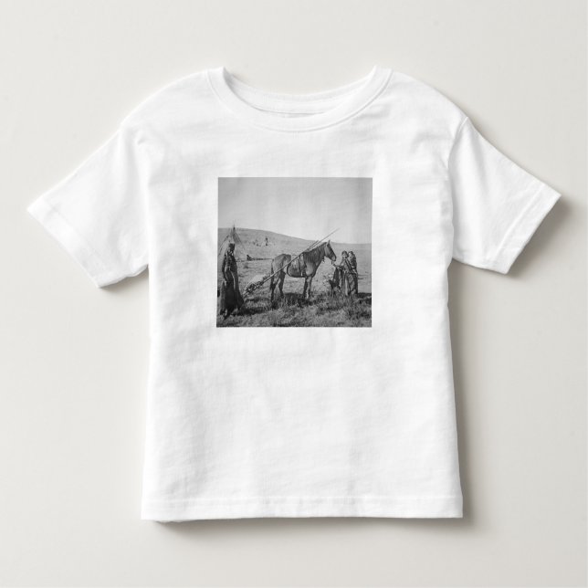 T-shirt Pour Les Tous Petits Peuple de Cree de Natif américain du Canada (Devant)