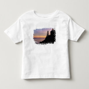 T-shirt Pour Les Tous Petits Phare de Bass Harbour sur l'île du désert,
