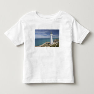 T-shirt Pour Les Tous Petits Phare de Castle Point, Castlepoint, Wairarapa,