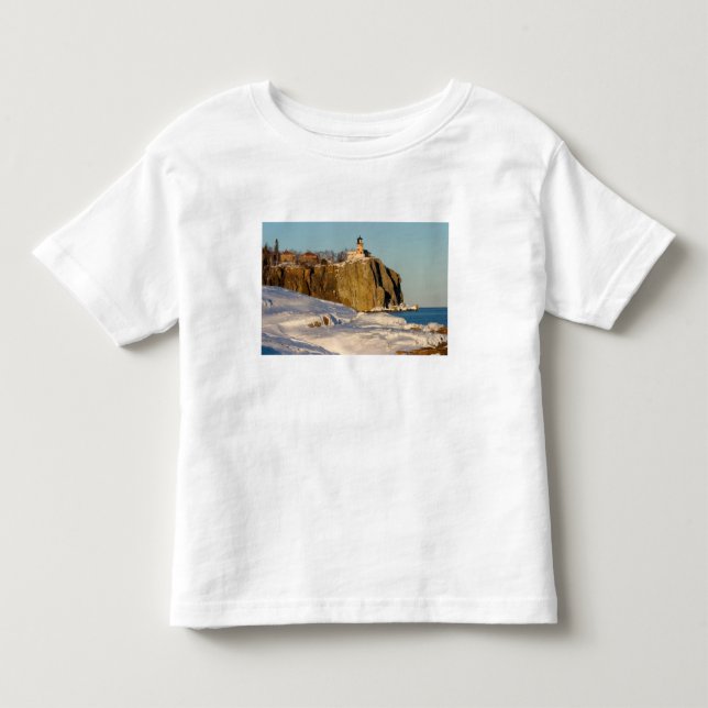 T-shirt Pour Les Tous Petits Phare de Split Rock sur le lac (Devant)