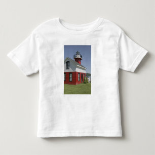 T-shirt Pour Les Tous Petits Phare déplacé sur le rivage à Douglas près de 2