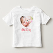 T-shirt Pour Les Tous Petits Photo de coeur minime I Love My Mommy (Devant)