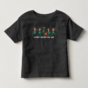 T-shirt Pour Les Tous Petits Photo de lutin de Noël à visage drôle personnalisé