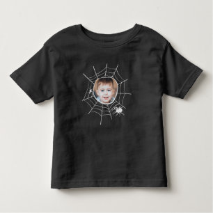 T-shirt Pour Les Tous Petits Photo personnalisée Spider web spiderweb déplaisan